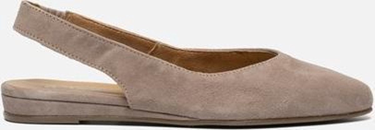 Tamaris Slingback ballerina's taupe - Maat 38