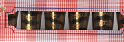 Gold tumbler 6 pcs set glaasjes cadeau