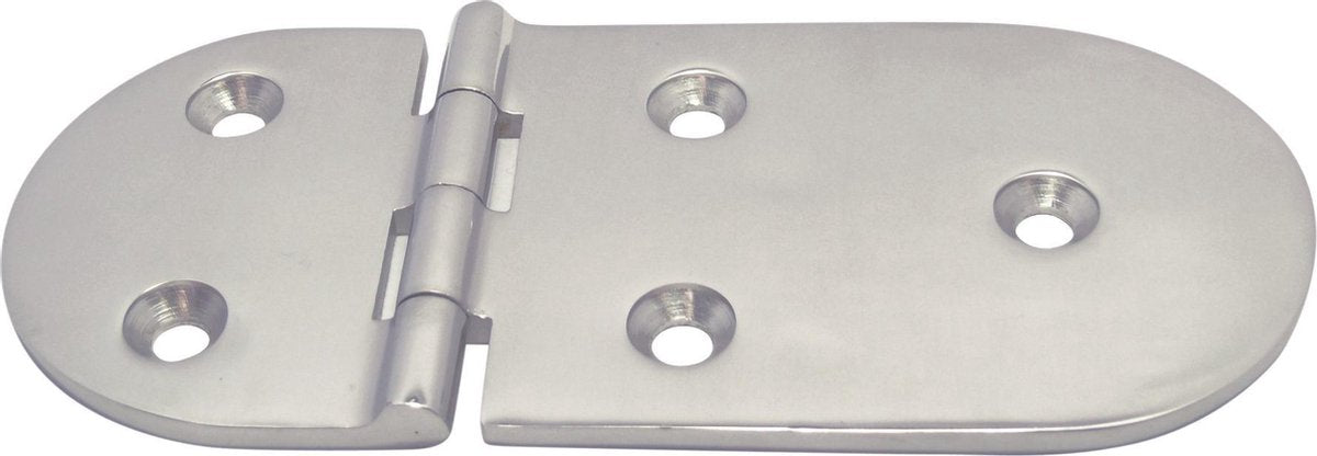 Luikscharnier - 146x65x4 - Rvs 316 - Knoop boven