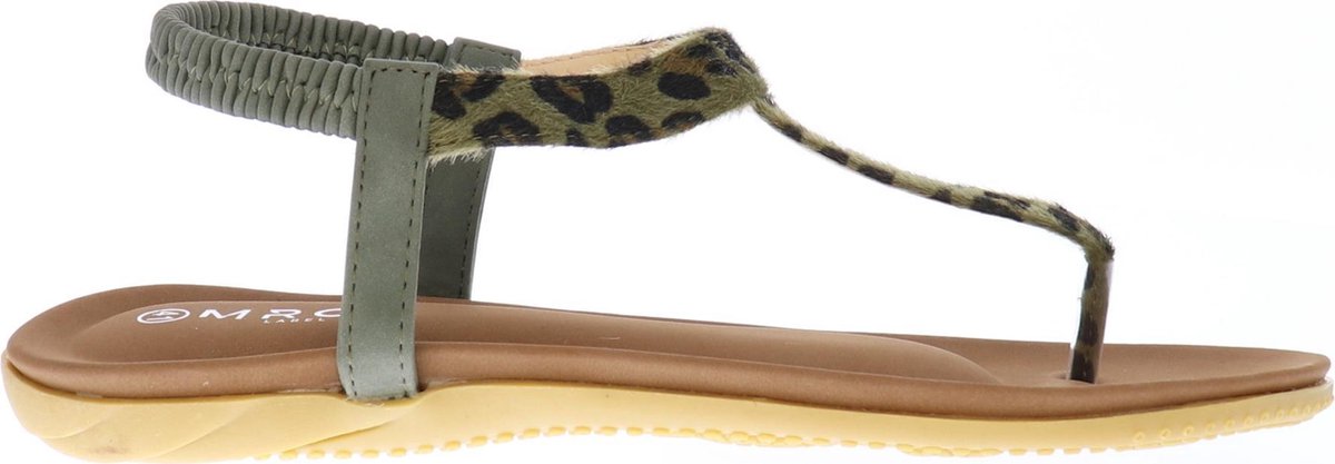 Mrch Label Khosi - Sandalen Dames - Slippers - groen - Maat 37
