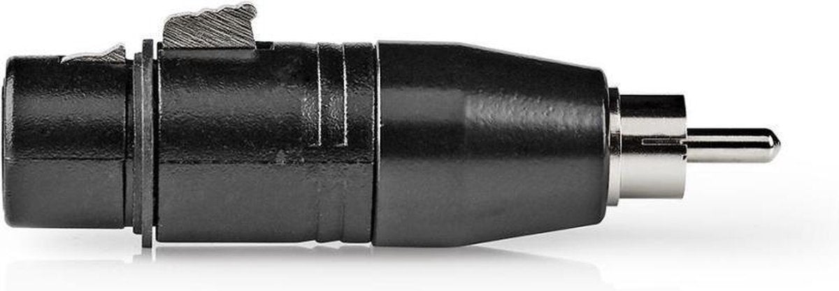XLR Adapter | RCA Male - XLR 3-Pin Female | 1 Piece | Metal