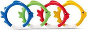 Intex duikringen - 4x vissen - assorti kleuren
