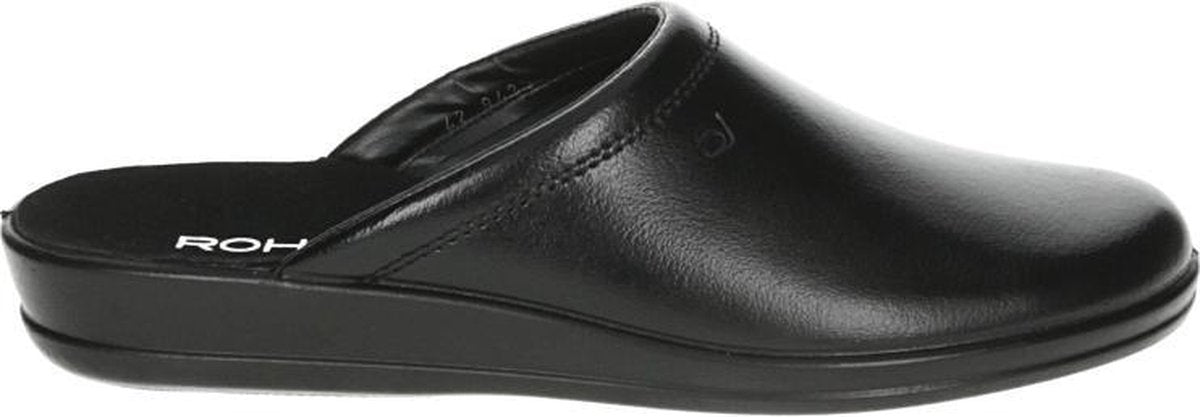 Rohde 1550 - Volwassenen Heren pantoffels - Kleur: Zwart - Maat: 44