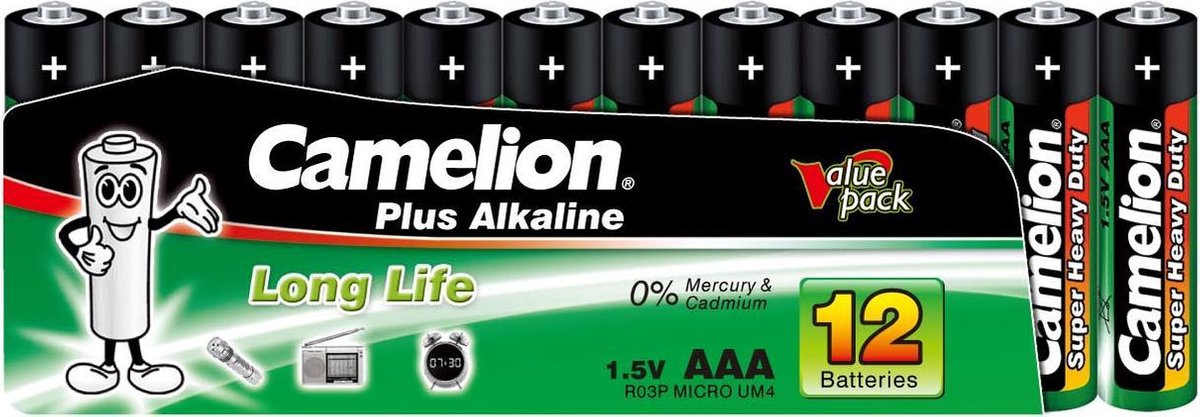 Camelion Green Zinc AAA/R03 schrink 12