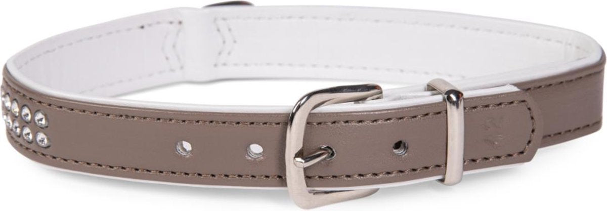 Dierenbenodigdheden Vadigran Halsband Crystal 2 Rijen Stone 42Cmx17-19Mm