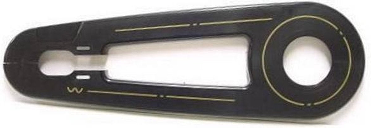 Falkx Fiets Kettingkast / Kettingbeschermer Zwart / Transparant + Bevestiging 26" / 28"