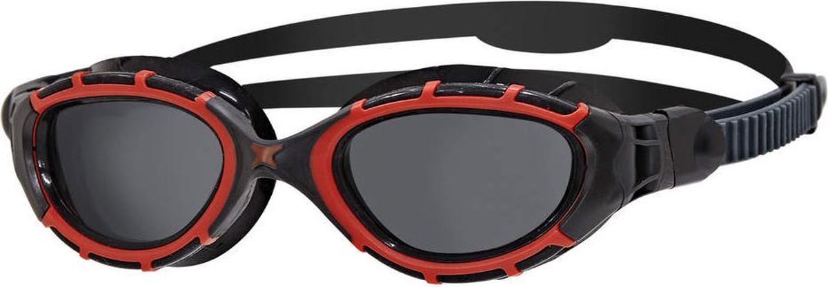 Zoggs Predator Flex Polarized Zwembril Black Red