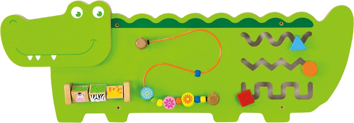 Viga Toys - Wandspeelbord Krokodil