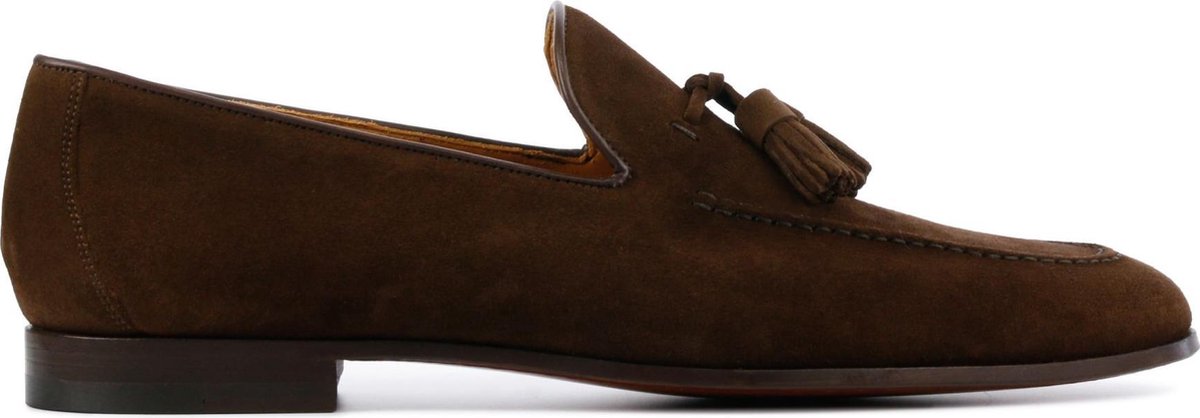 Magnanni Mannen Suède Instapschoenen / Herenschoenen / Instapper 20865 - Bruin - Maat  44.5