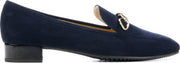 Brunate Vrouwen Suède Instapschoenen / Damesschoenen / Instapper 20443 - Blauw - Maat  36