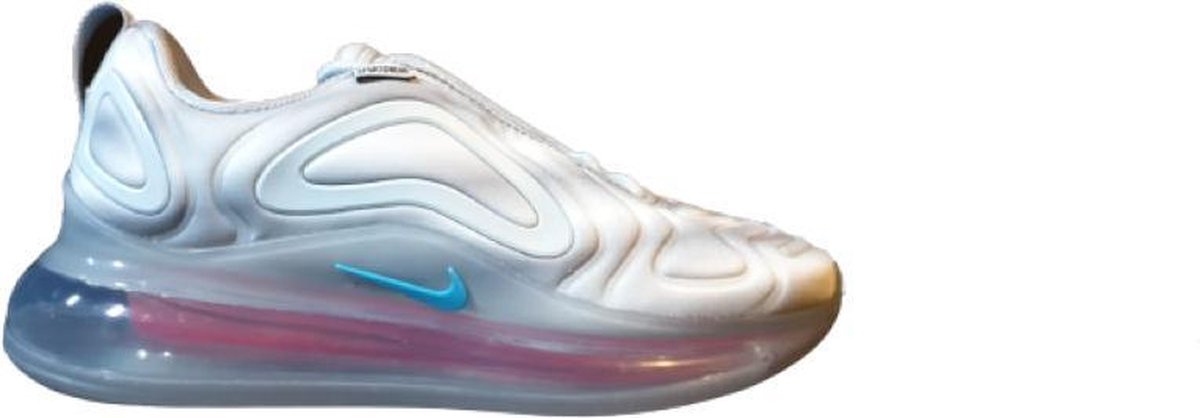 Air Max 720 voor dames Wolf Grey / Teal Nebula-Red Orbit maat 38
