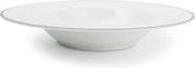 Salt&Pepper Diep bord 23/14xH4cm wit Contour - set/4