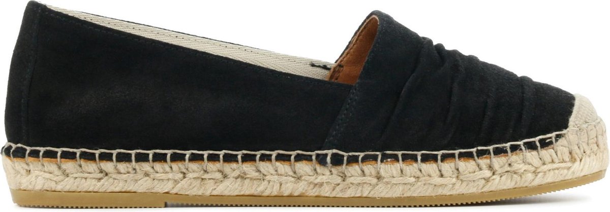Viguera Vrouwen Suède Espadrilles / Damesschoenen  -   1668 sue - Zwart - maat 37
