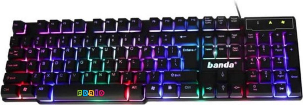 Toetsenbord Banda V3 met RGB - Qwerty Keyboard - Mechanisch Gamer Toetsenbord - Gaming Toetsenbord