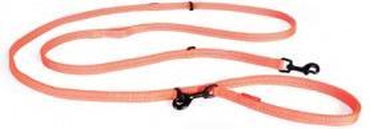 EzyDog Vario 6 LITE - Hondenriem - 208 cm - Oranje