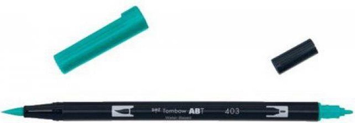 Tombow ABT dual brush pen Bright Blue ABT-403