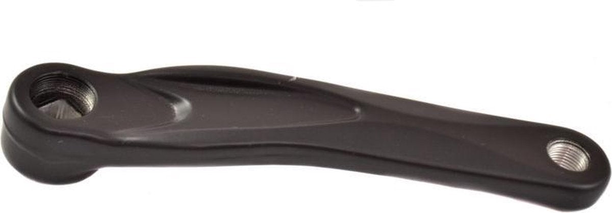 Crank links miranda alfa 1 ruit spieloos zwart 170mm - ZWART