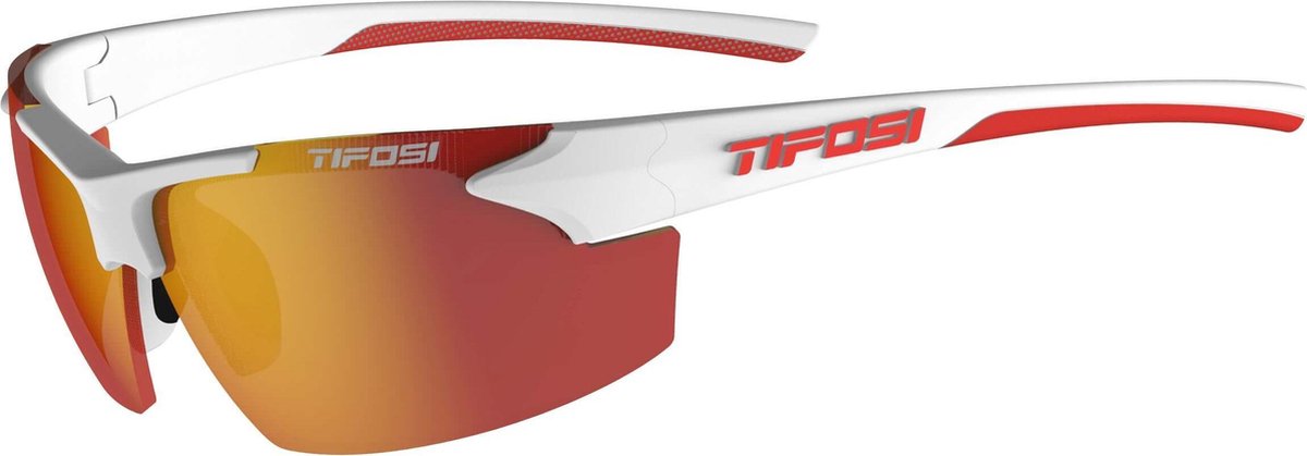 Tifosi Track Fietsbril - Wit/Rood
