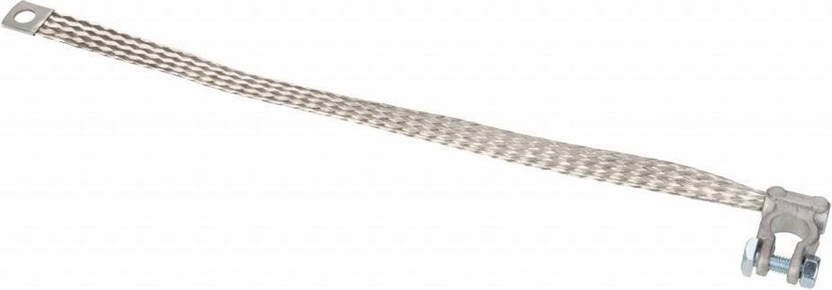 Accu massastrip vertind gevlochten koper - 25mm² -  lengte: 350 mm