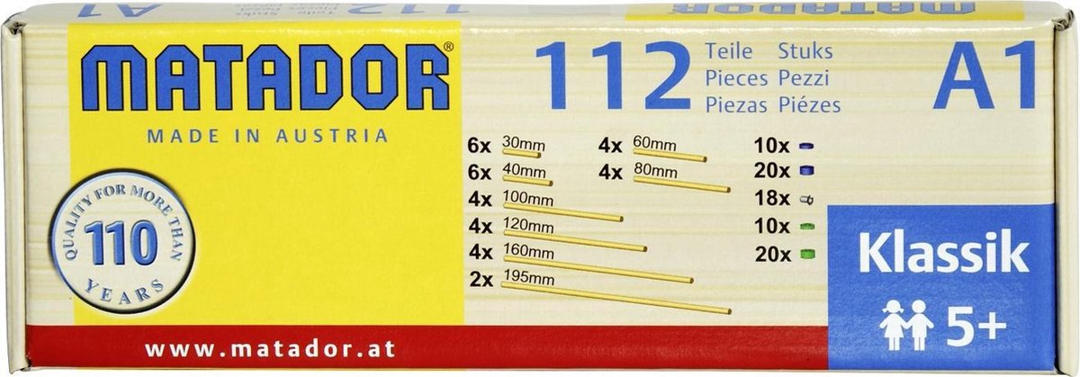 Matador Aanvul set a1 wielen