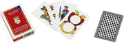 Dal Negro Speelkaarten Napoletane 82 Mm Pvc Rood 40-delig