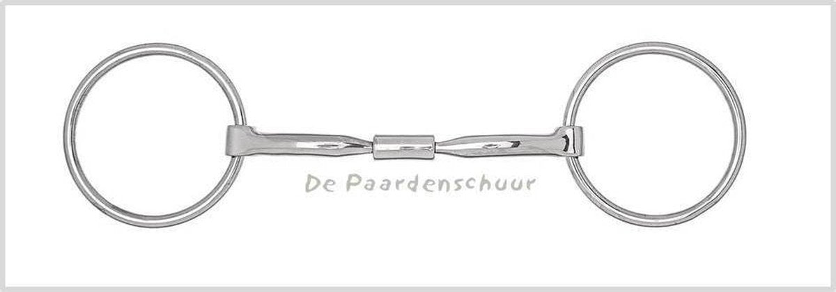 Myler bit Level 1 watertrens 12mm dik / maat 12.5 cm