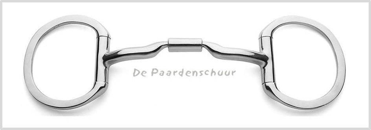 Myler bit Bustrens Level 2 12 mm dik | maat 12.5 cm
