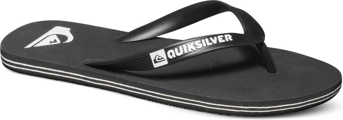 Quiksilver Molokai Youth Jongens Slippers - Black/Black/White - Maat 35
