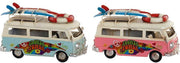 Voertuig DKD Home Decor Decoratief Metaal Bus (2 pcs) (16 x 6.5 x 10 cm)