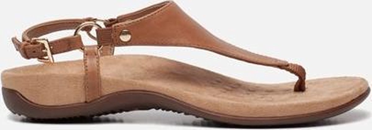 Vionic Kirra sandalen cognac - Maat 37