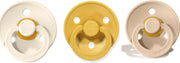 Bibs fopspenen 0-6 maanden set 3 stuks (Ivory