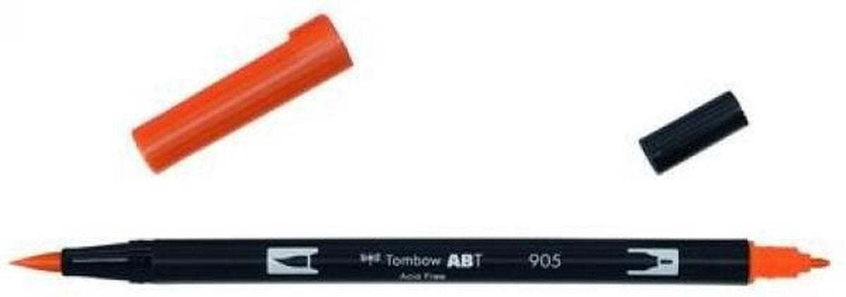 Tombow ABT dual brush pen red ABT-905