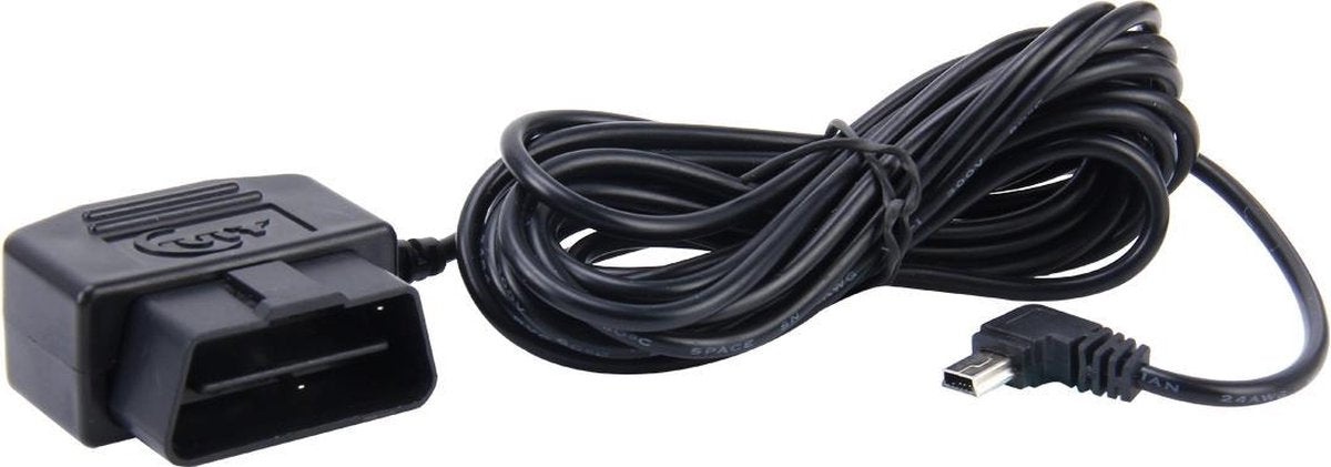 Auto Auto 16-pins OBD-oplaadkabel Micro-USB-stroomadapter voor GPS-tablet E-dog telefoon