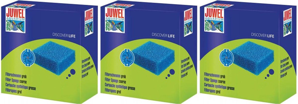 Juwel Filterspons - Fijn/Compact - M - verpakt per 3 stuks