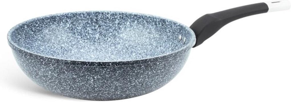 Edënbërg Stonetec Line - Wokpan Keramisch - 28 cm - 3-laags anti-aanbaklaag!