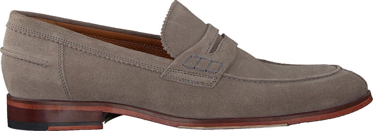 Mazzeltov 5401 Instappers - Heren - Taupe - Maat 43