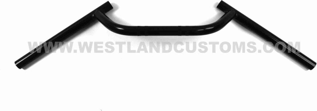 7/8 Inch (22mm) Universeel Stuur Cafe Racer Clubman Ace Bar Zwart