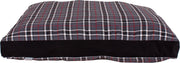 Lobbes Hondenkussen Schotse Ruit antraciet 75 x 100 x 10 cm