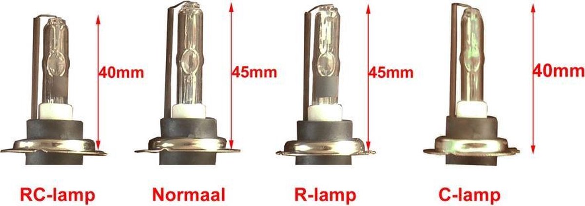 H7 6000k C-lamp X-Line Canbus Xenon ombouwset