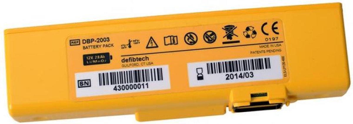 Defibtech Lifeline View Batterij