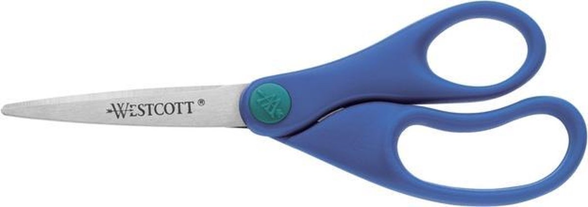 schaar Westcott 13cm Junior spitse punt assorti
