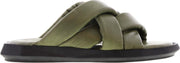 Tango | Pepper 1-f Tiany Kiriloff khaki leather sandal - black sole | Maat: 40