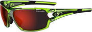 Tifosi bril Amok kristal neon groen clarion rood