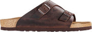 Birkenstock Zürich Habana Leer Narrow-fit Slipper