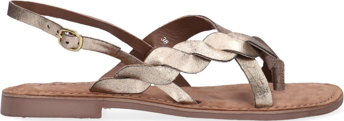 Lazamani 75.630 Sandalen - Dames - Goud - Maat 36