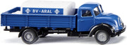 WIKING Magirus Sirius Pritschen-Lkw mit Aufsatztank 'Aral' schaalmodel 1:87