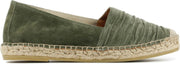 Viguera Vrouwen Suède Espadrilles / Damesschoenen  -   1668 sue - Groen - maat 36