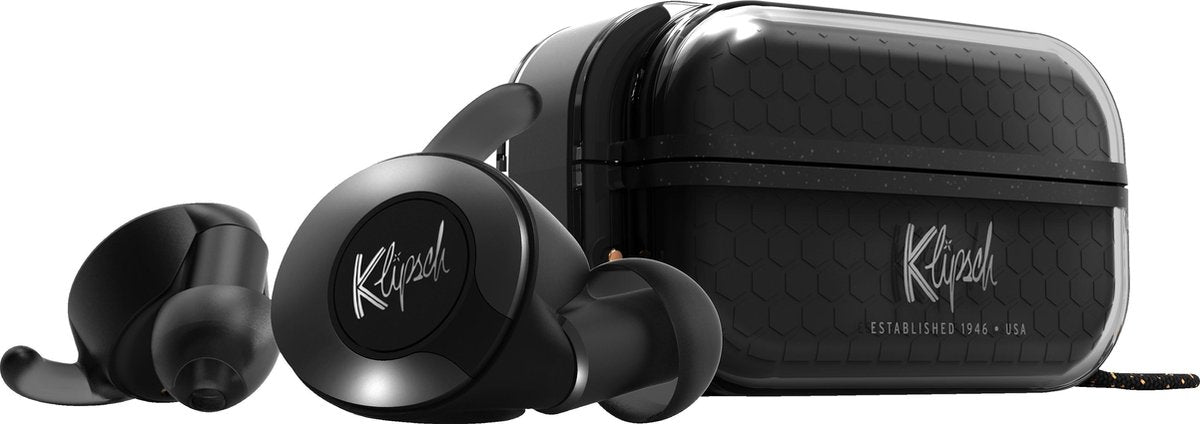 Klipsch T5 II TRUE WIRELESS SPORT ZWART