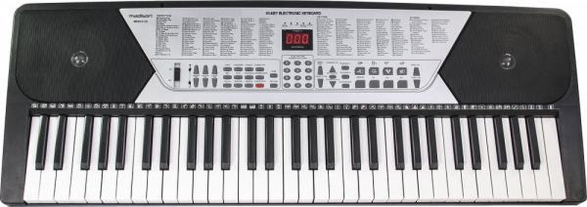 Madison MEK61128-PACK - 61-Key Electronisch keyboard & standaard met Microfoon