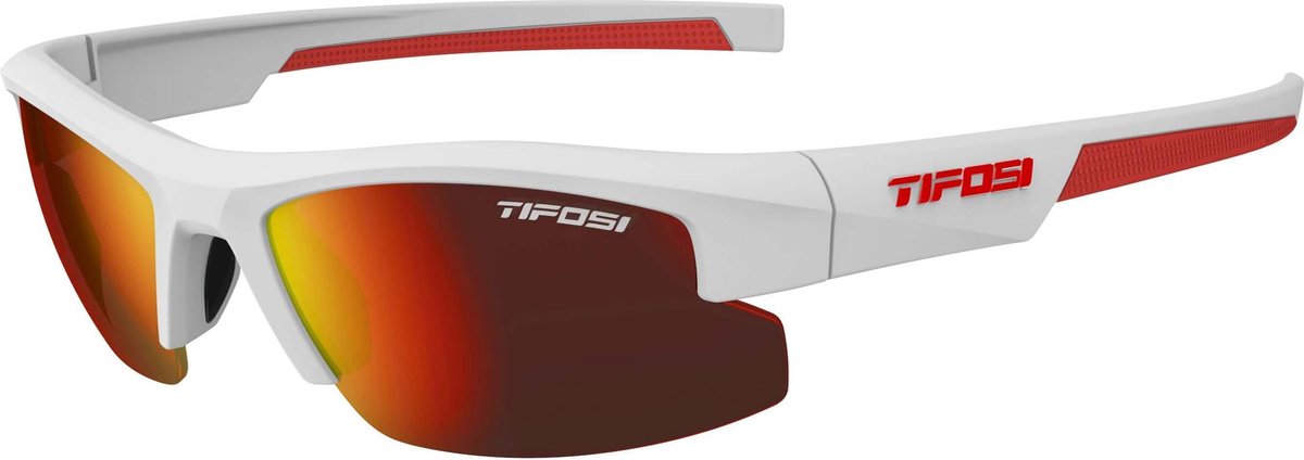 Tifosi bril ShutOut mat wit/rood (XS/S)